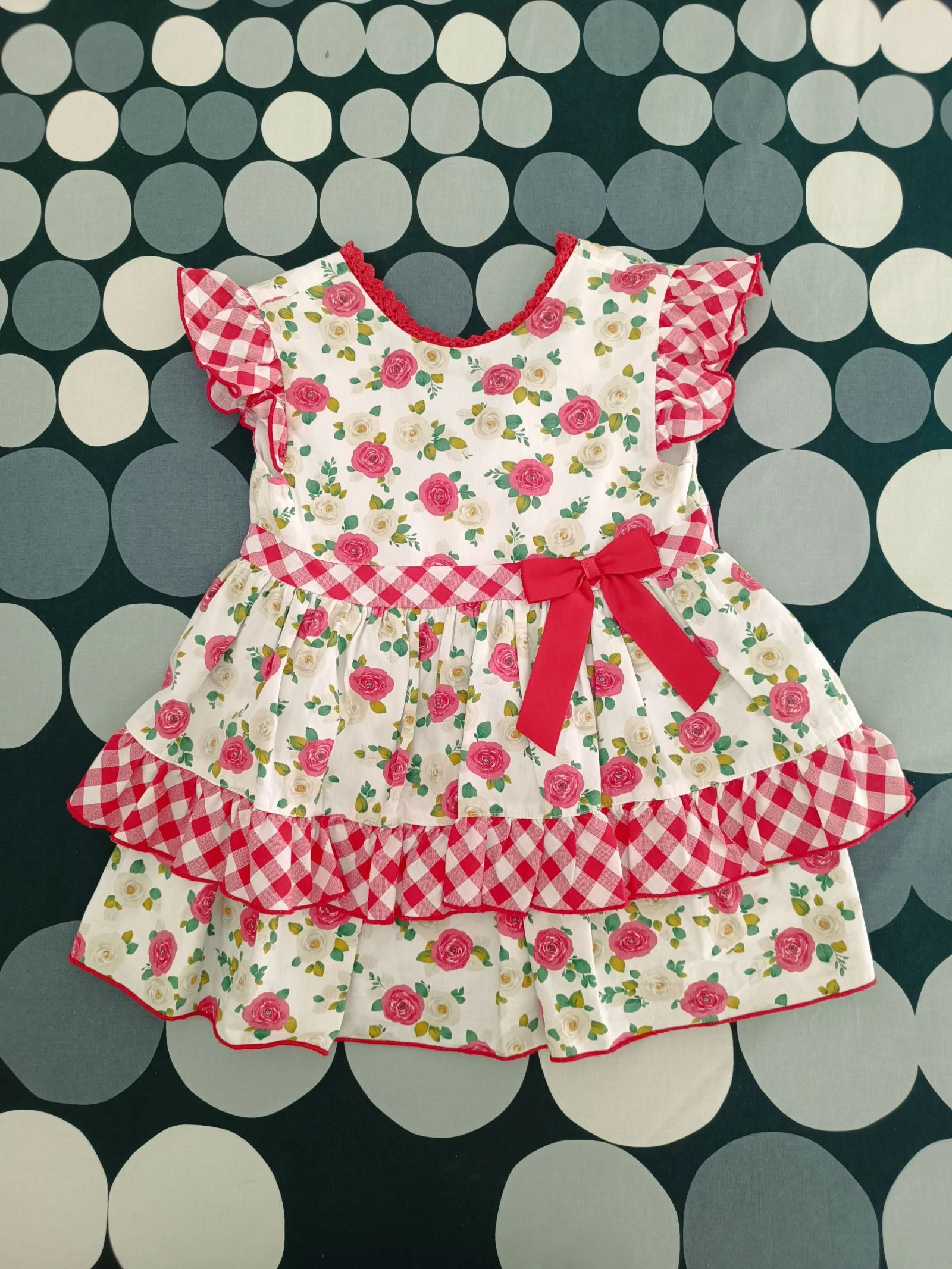 Vestido | Robe Floral & Xadrez Super Fofura! 24 meses